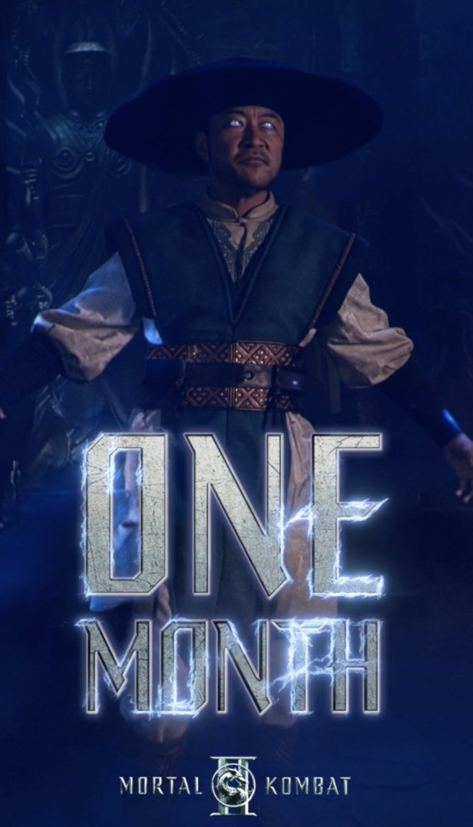 This tournament waits for no one. Mortal Kombat II arrives in theaters in ONE MONTH. #MortalKombatMovie
