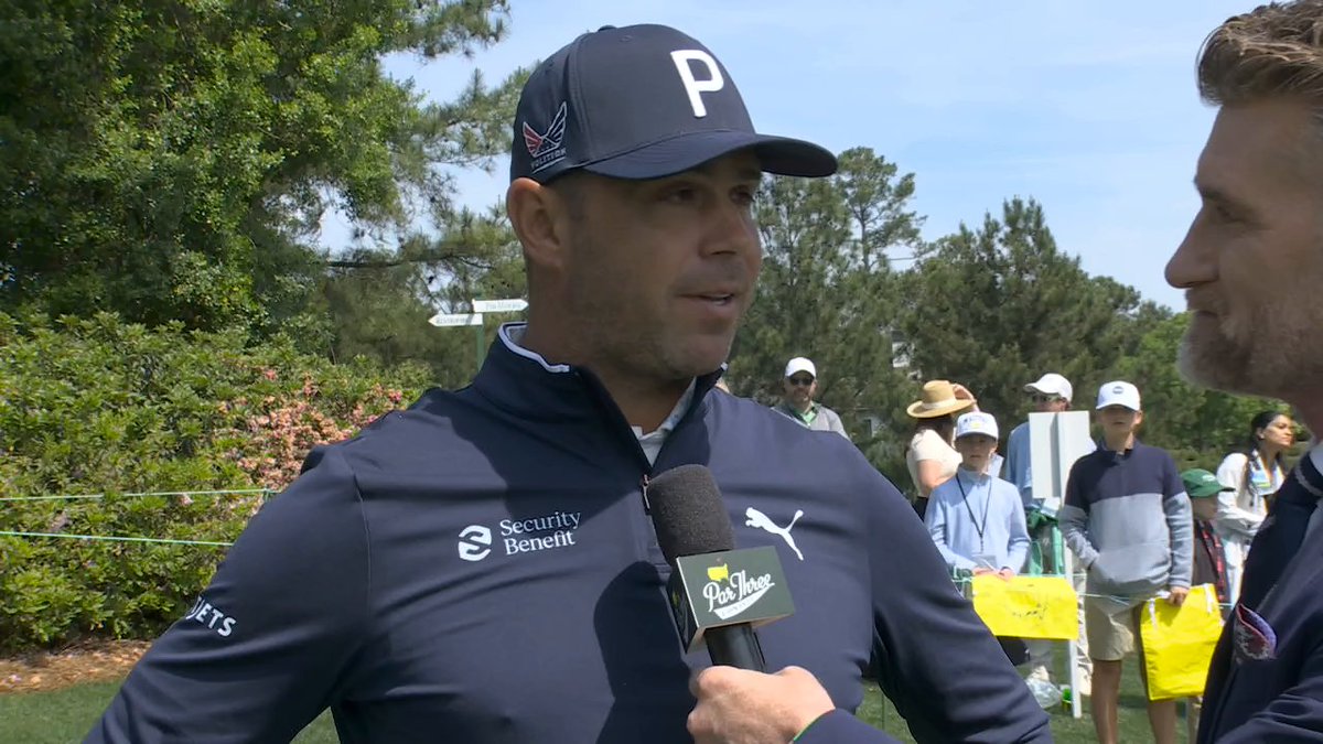 "This is what the fight's for. ... Share this moment with my kids, this is everything." Gary Woodland, who underwent brain surgery in 2023 to remove a lesion and has been diagnosed with PTSD, describes to Marty Smith what the Masters Par 3 Contest means to him ❤️