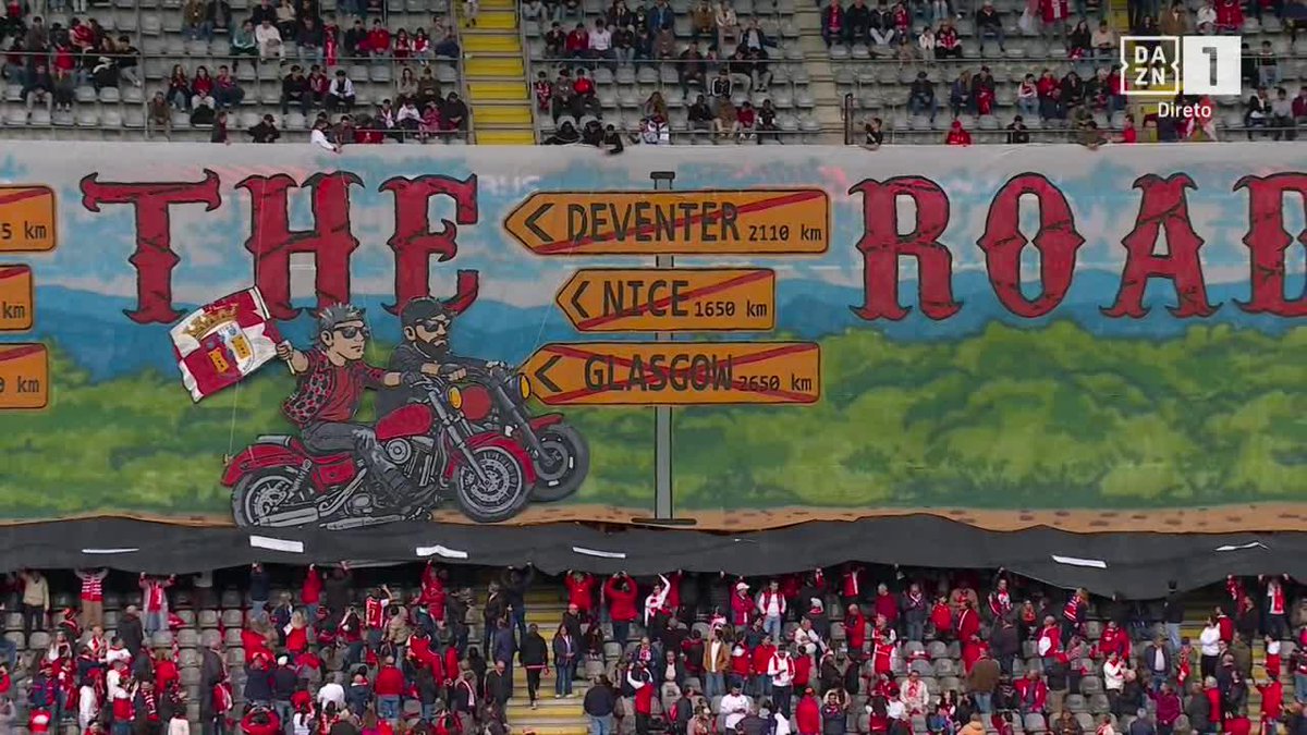E este tifo do Braga 🔥 #DAZNEuropa