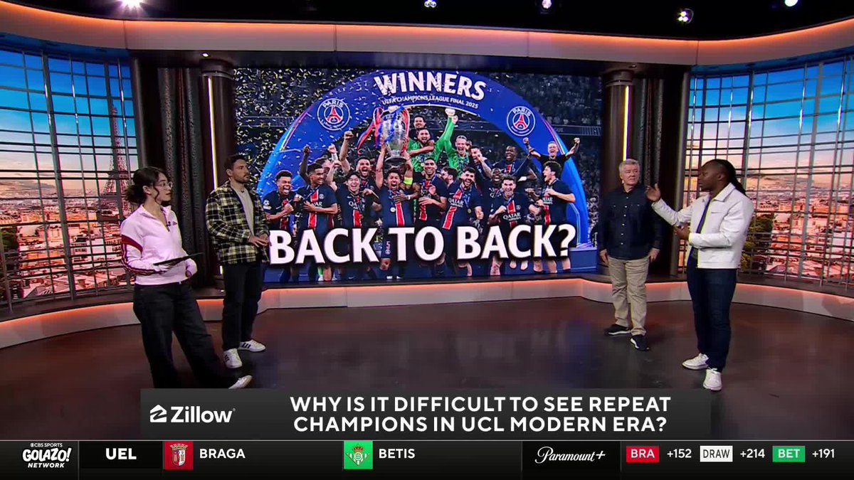 Defending the #UCL crown is tough 👑 Nico Cantor, Michael Lahoud and Geoff Shreeves analyze why we don’t see repeat Champions League winners more often 👇