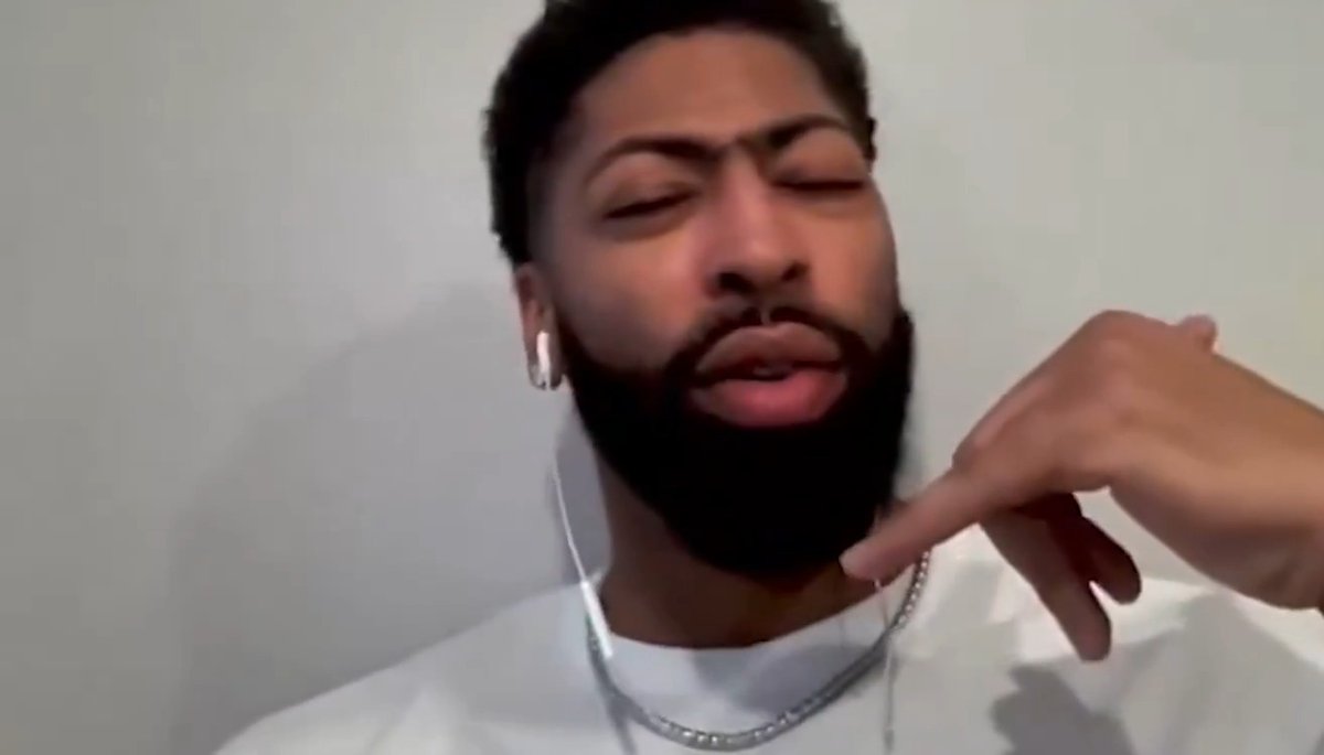 AD reenacting his phone call w Nico Harrison I AM DYING 😭😭😭