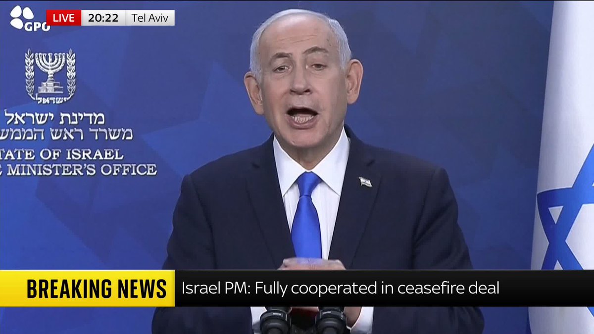 'The temporary ceasefire with Iran will not include Hezbollah - and we will continue to strike them with all of our might.' Israeli PM Benjamin Netanyahu adds that 'we are forging new allies in the Middle East'. Live updates: