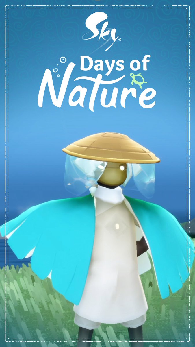 🌊 Get ready to catch some waves with this new hat! Make a splash and a difference 💙 ✨ 50% of each purchase will be donated to support real-world ocean cleanup efforts. ✨ Purchases made on the Sky Web Store will include an extra 10% donation!