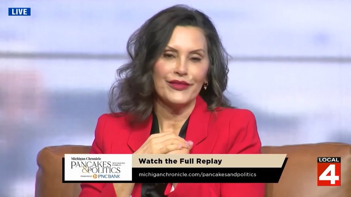 Michigan Gov. Gretchen Whitmer says she does in front of the camera "whatever goofy thing" her social media people tell her to. Has anyone ever heard a commander in chief wannabe say that?