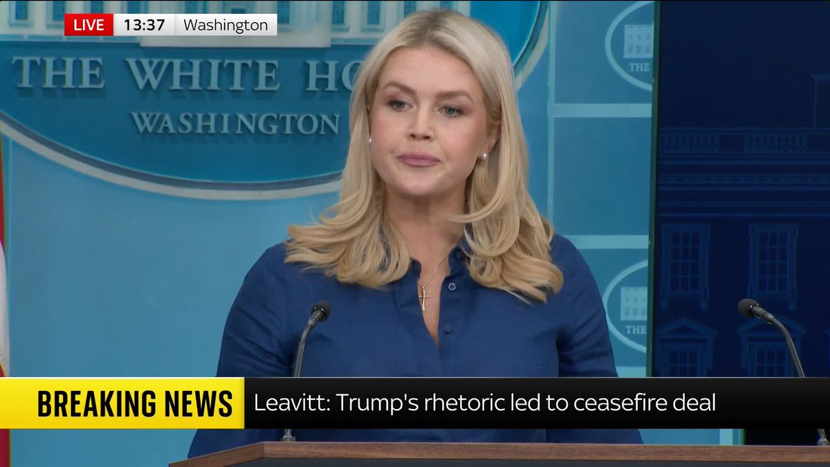 ‘Lebanon is not part of the ceasefire… that has been relayed to all parties’. Asked whether Donald Trump wants a ceasefire in Lebanon, Karoline Leavitt repeats that the country is not included in yesterday's agreement. 🔗