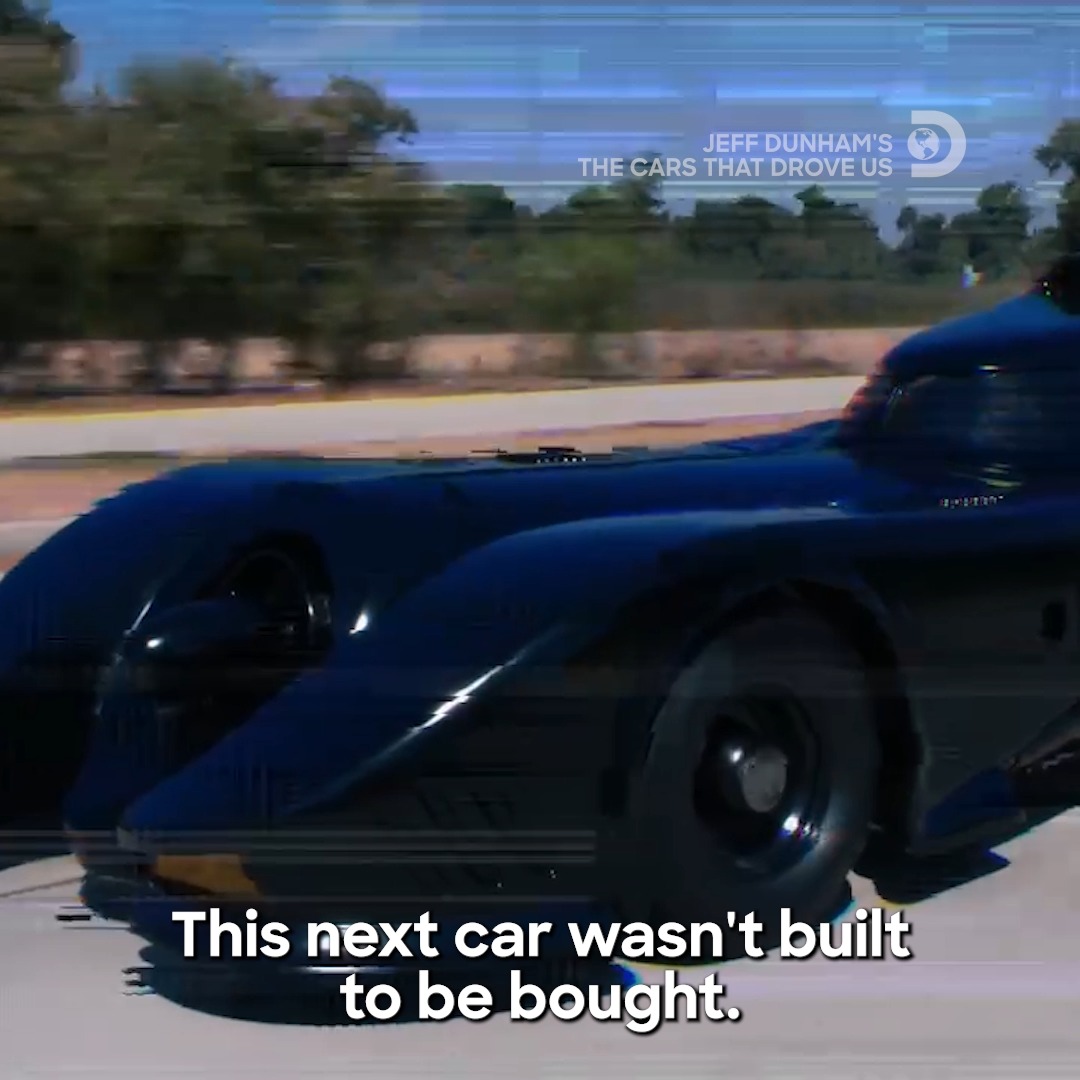 A ride pulled from the pages of a comic book: the Batmobile ๐ฆ๐ See it all on #JeffDunhamsTheCarsThatDroveUs with Jeff Dunham, Tuesday at 9P on Discovery.