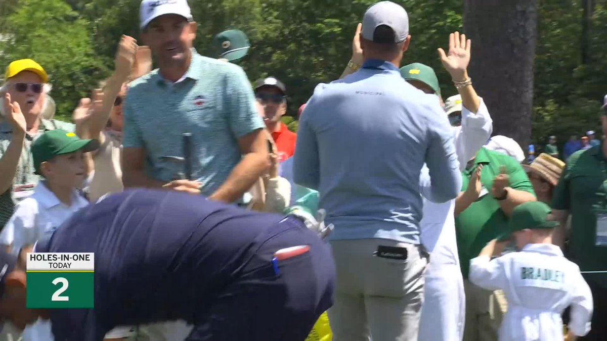 Wyndham Clark aces hole No. 7. #themasters