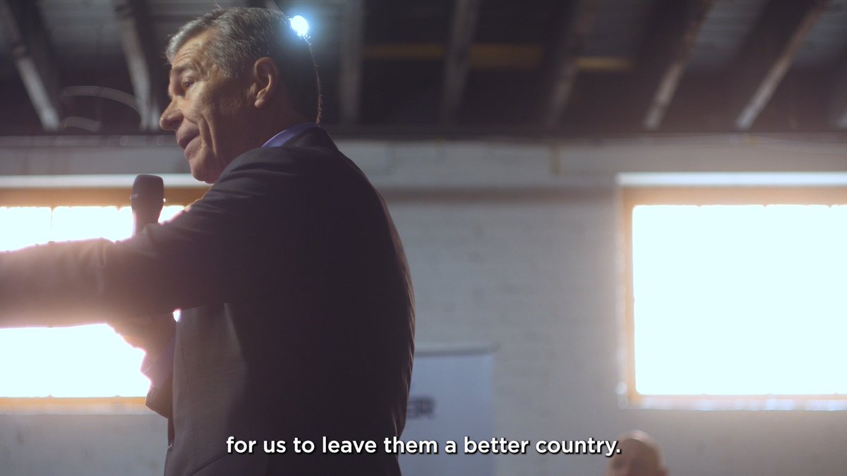 We have to win — to leave our children and grandchildren a better country.