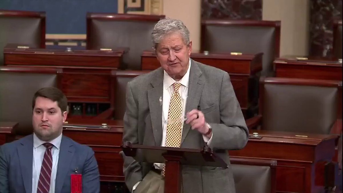 🚨UPDATE: In a bombshell move, Senator John Kennedy has put forward S.Res. 526, a Senate resolution for a full floor vote or passage, which is shaking Washington, DC: "A resolution withholding the pay of Senators if a Government shutdown occurs."