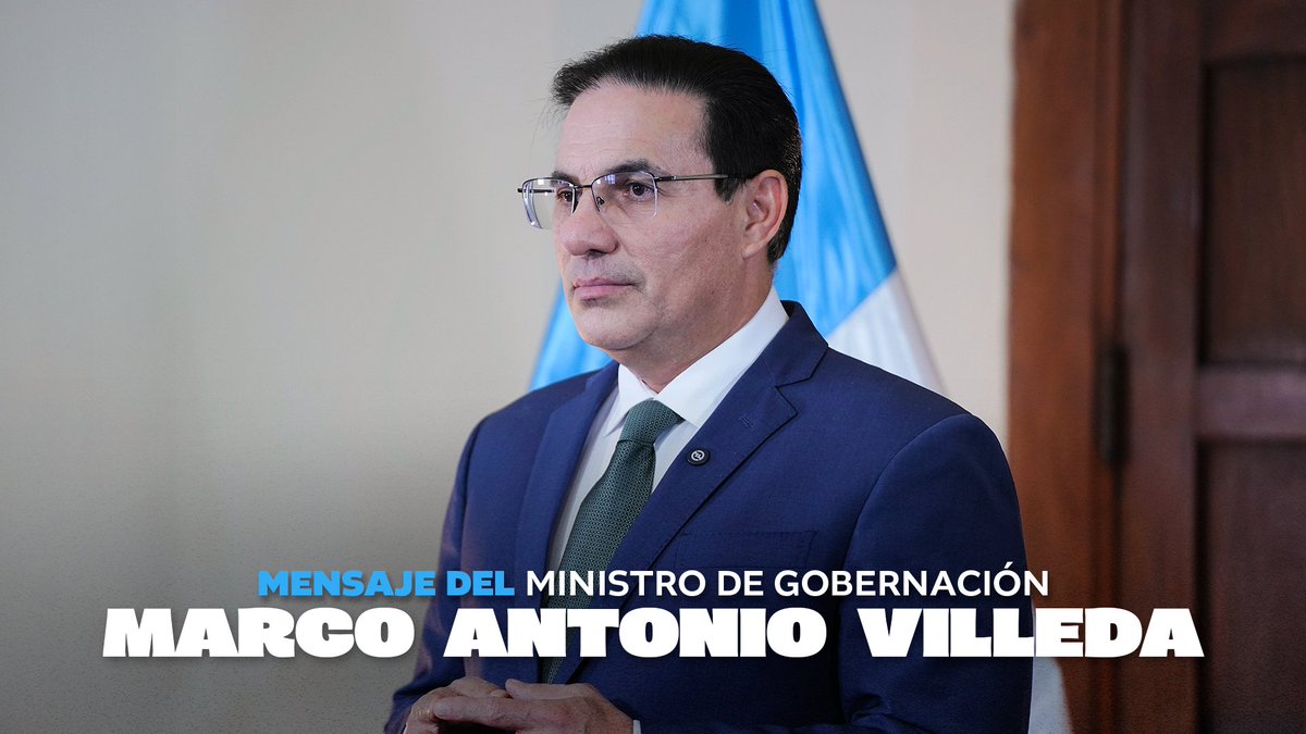 Mensaje del ministro de Gobernación, Marco Antonio Villeda, con relación a la elección de autoridades de la Universidad de San Carlos de Guatemala. #SeguridadConTransparencia