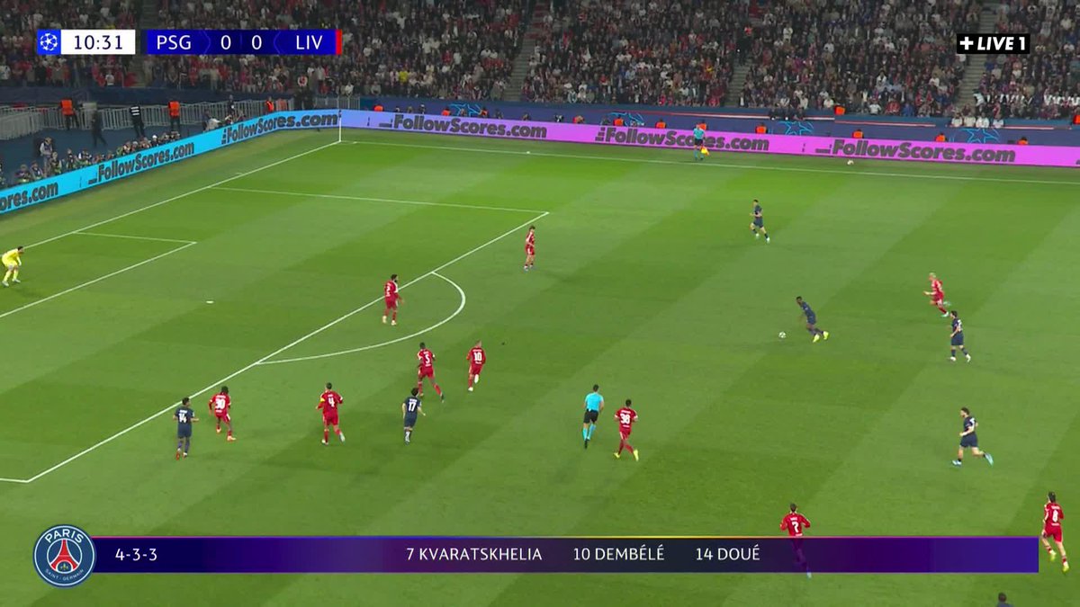 ⚽️ BIP-BIPPPPP : 𝗗𝗘́𝗦𝗜𝗥𝗘́ 𝗗𝗢𝗨𝗘́ 🇫🇷 𝗢𝗨𝗩𝗥𝗘 𝗗𝗘́𝗝𝗔̀ 𝗟𝗘 𝗦𝗖𝗢𝗥𝗘 𝗣𝗢𝗨𝗥 𝗟𝗘 𝗣𝗦𝗚 𝗙𝗔𝗖𝗘 𝗔̀ 𝗟𝗜𝗩𝗘𝗥𝗣𝗢𝗢𝗟 ! 🤩❤️💙 La réussite au max mais ça a le mérite de péter déjà le verrou de Liverpool. 🔓 🎥 CANAL+ Foot