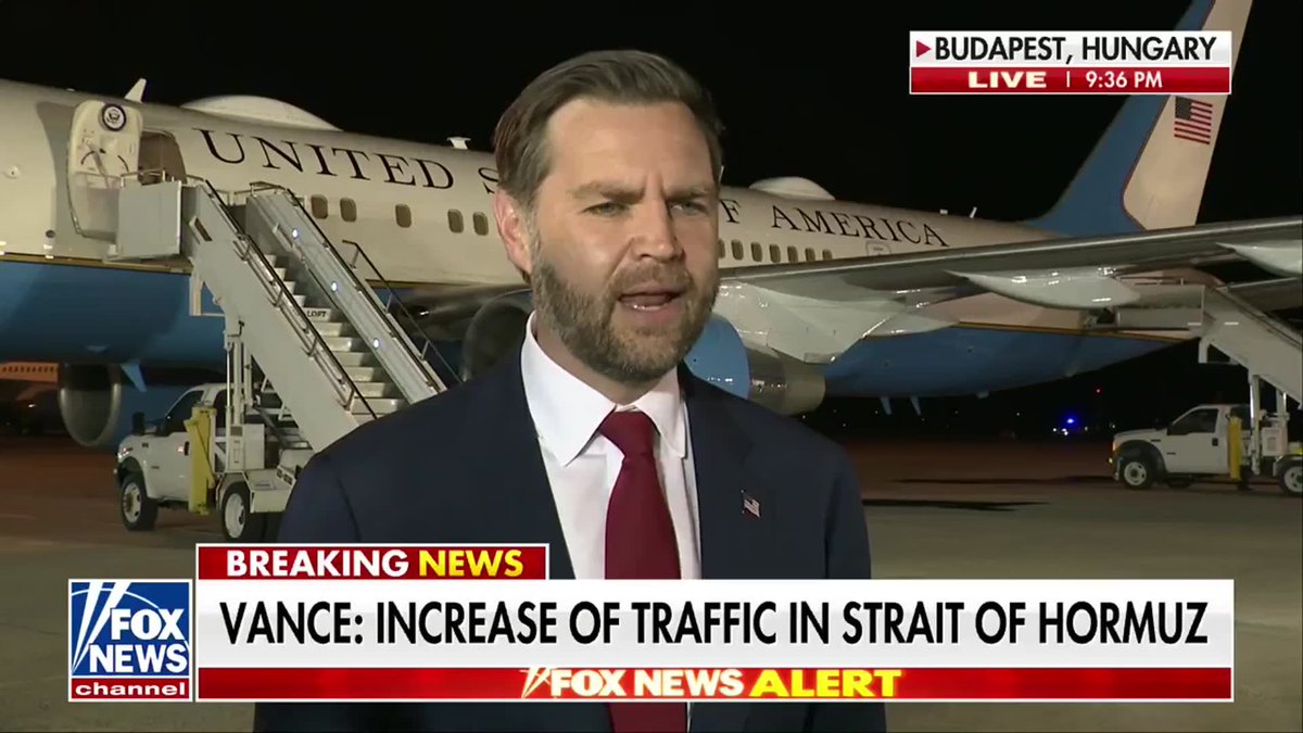 BREAKING: VP Vance doubles down on his warning to Iran - take the next step for peace or be prepared to go back to war: “I think the president has struck a good deal for the American people. But fundamentally, the Iranians have got to take the next step, or the president has a lot of options to go back to the war.”
