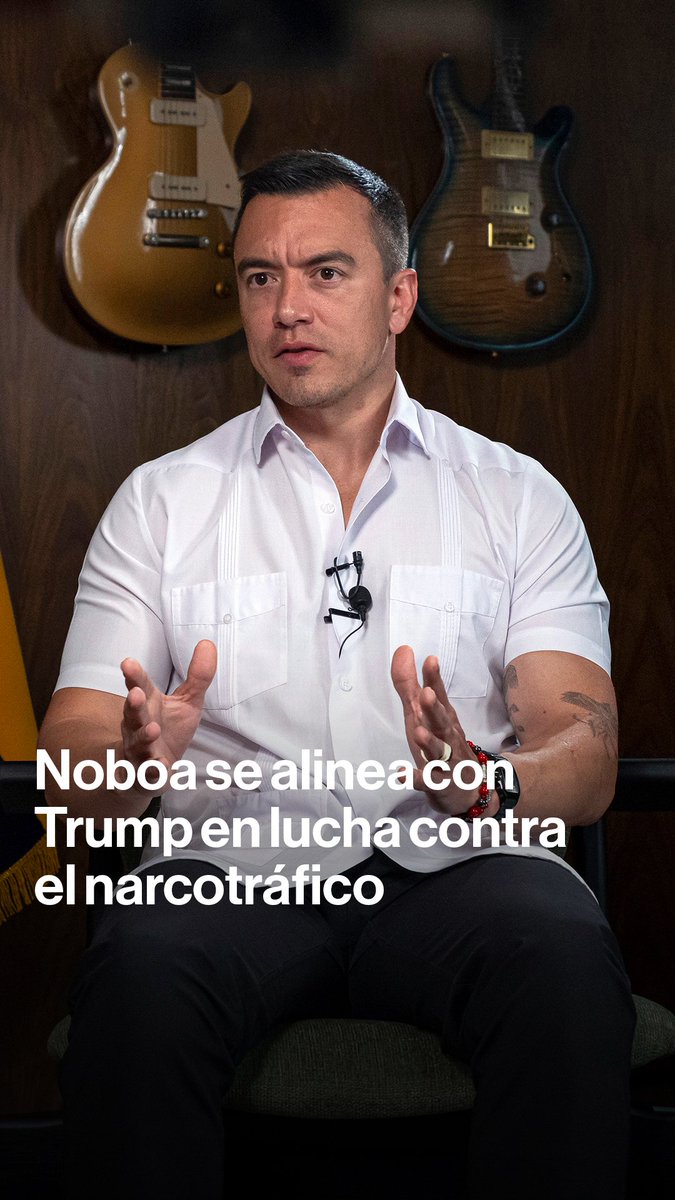 Daniel Noboa plantea permitir tropas de EE.UU. en Ecuador para enfrentar a los carteles, en una apuesta por frenar la violencia y reforzar la alianza con Washington frente al avance del narcotráfico. Vea la entrevista completa de Mie Hoejris Dahl aquí: