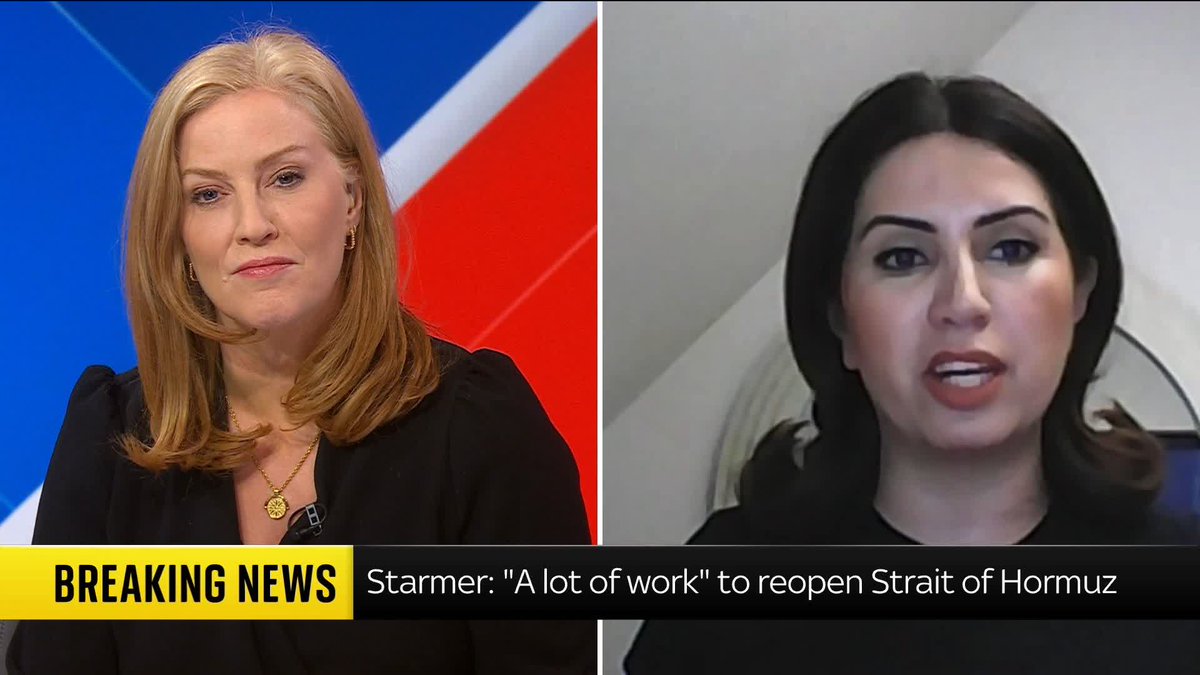 'Hearing your loved ones say that they are willing to die so that something better can emerge is heartbreaking.' British-Iranian activist, Haleh Blake, speaks to Sarah-Jane Mee following the Iran ceasefire announcement. 📺 Sky 501 and YT