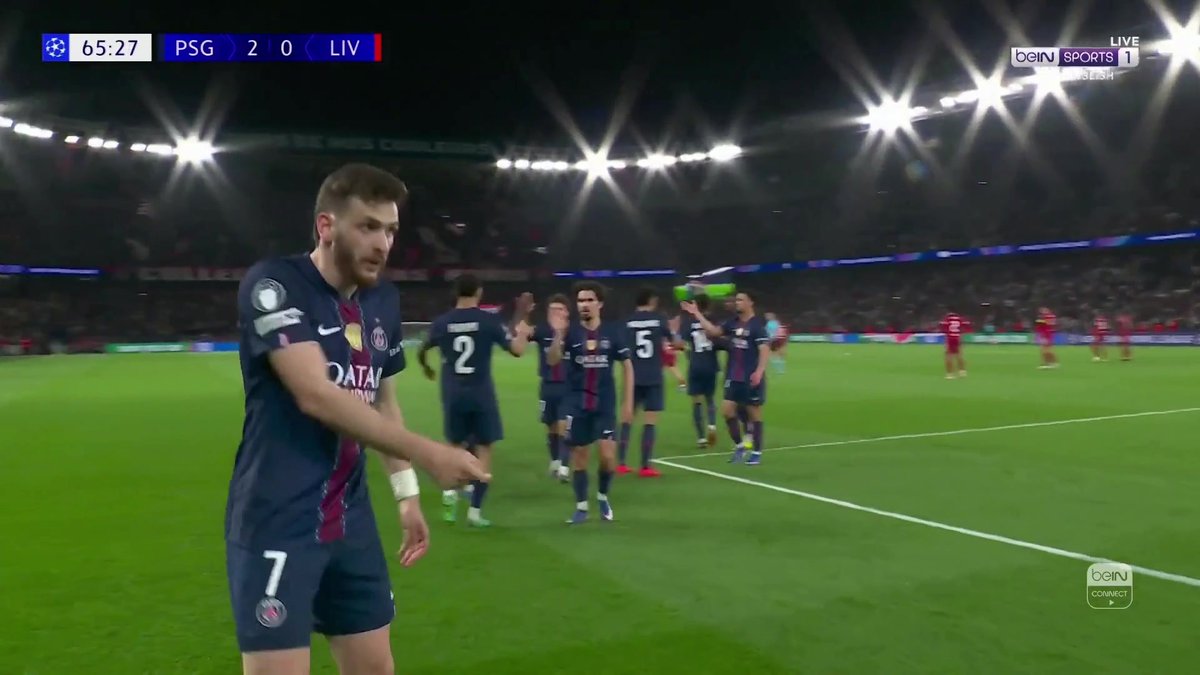 🇬🇪🪄 Khvicha Kvaratskhelia doubles PSG's lead! #beINUCL #PSGLIV #UCL