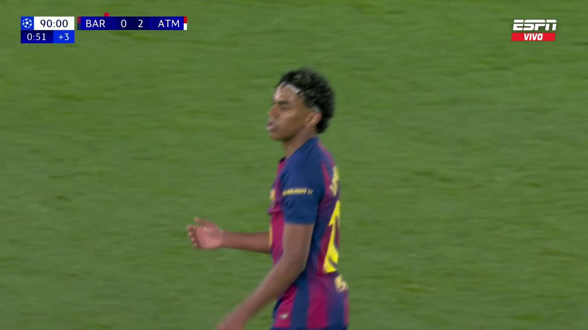 ¡RUGGERI PASÓ DE LARGO! Lamine Yamal, solo contra el mundo vs. Atlético de Madrid. 📺 Toda la #UCL por #DisneyPlus Plan Premium