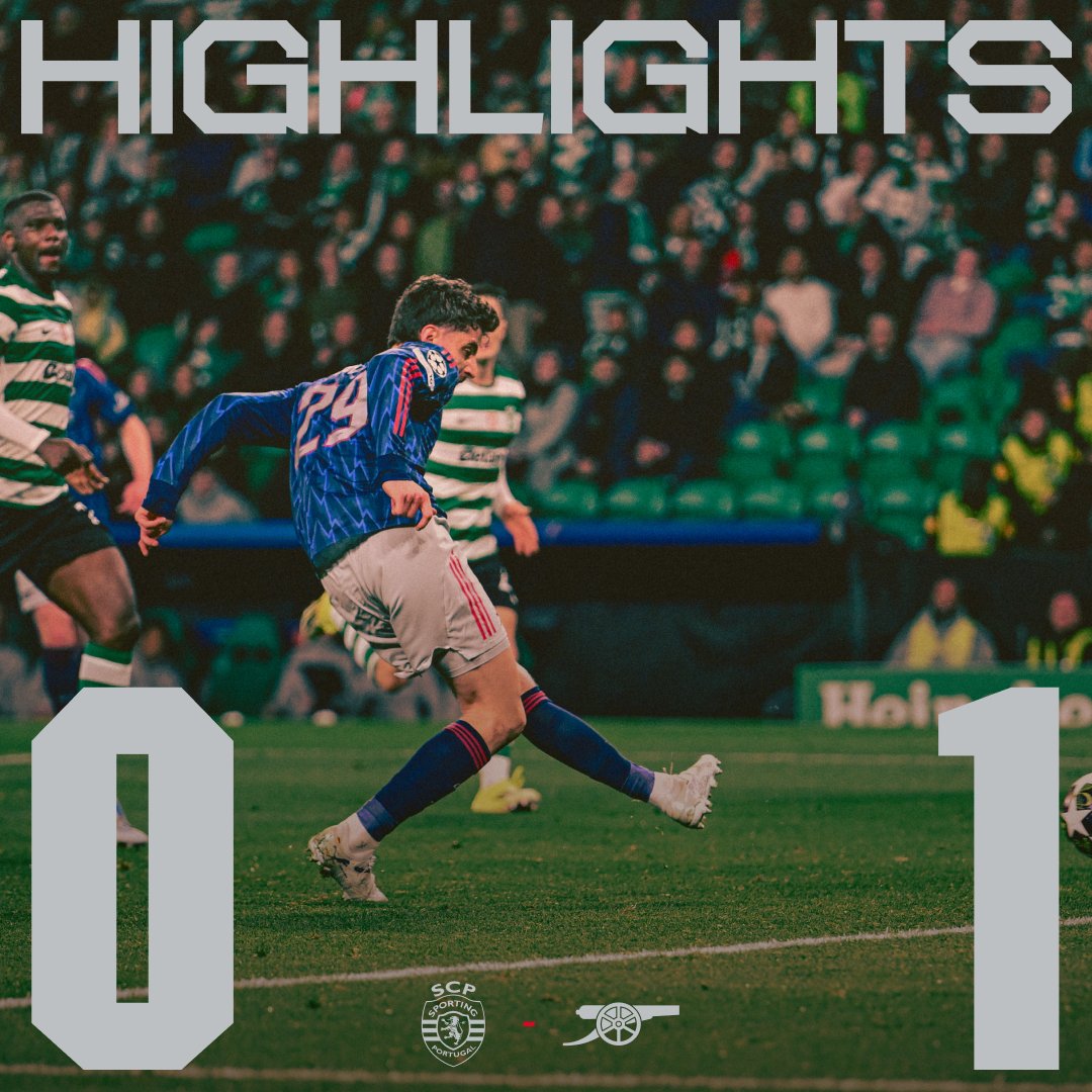 Left it late in Lisbon ⚡️ Watch the highlights from our first-leg win over Sporting CP 📺