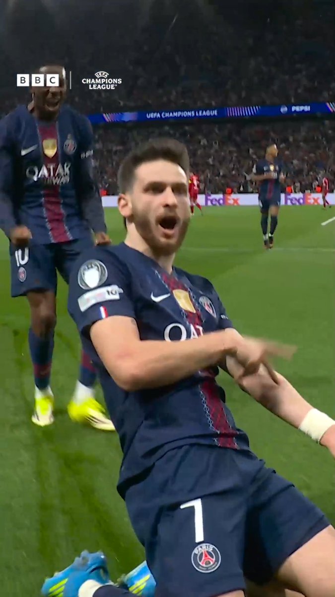 Kvaradona delivered once again for PSG 🔴🔵✨ Khvicha Kvaratskhelia has been involved in more Champions League goals than any other player since he joined the club (11 goals, 6 assists) ⚽ 🔥