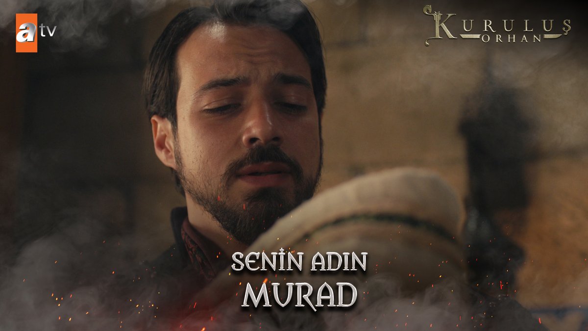Şehzadenin kulağına ismini babası Sultan Orhan okudu! "Senin adın Murad!" #KuruluşOrhan atv