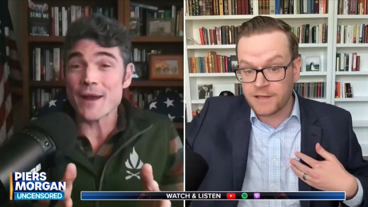 "It's good we got a ceasefire... we very much are in the driver's seat." Watch more of Joe Kent and Will Chamberlain debating the Iran ceasefire in the new Uncensored 👇 Watch more👇 📺 Piers Morgan | Joe Kent | Will Chamberlain