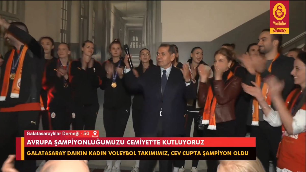 Başkan Dursun Özbek Cemiyet'te: "Nisanlar da bizim, Mayıslar da bizim!"