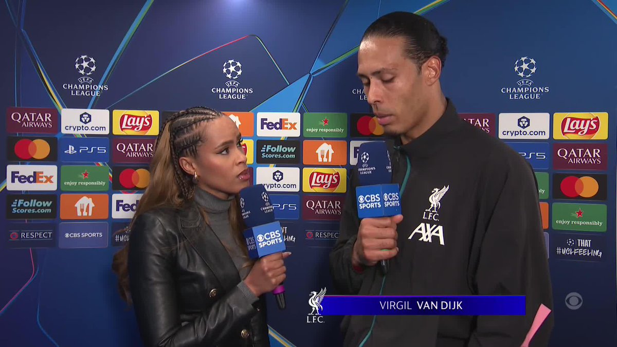 "Our season has been so inconsistent." Virgil van Dijk opens up to Anita Nneka Jones about Liverpool’s struggles this year 🗣️