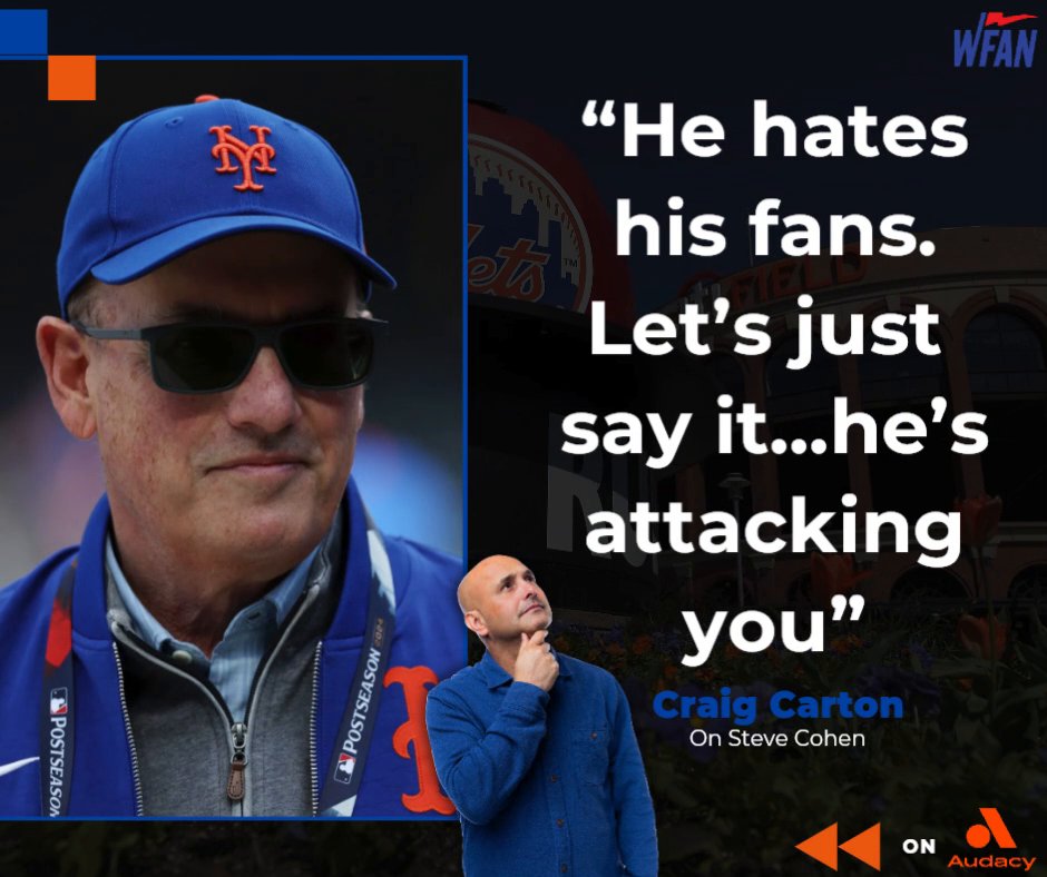 Craig went off on Steve Cohen's approach with the Mets fanbase 😳