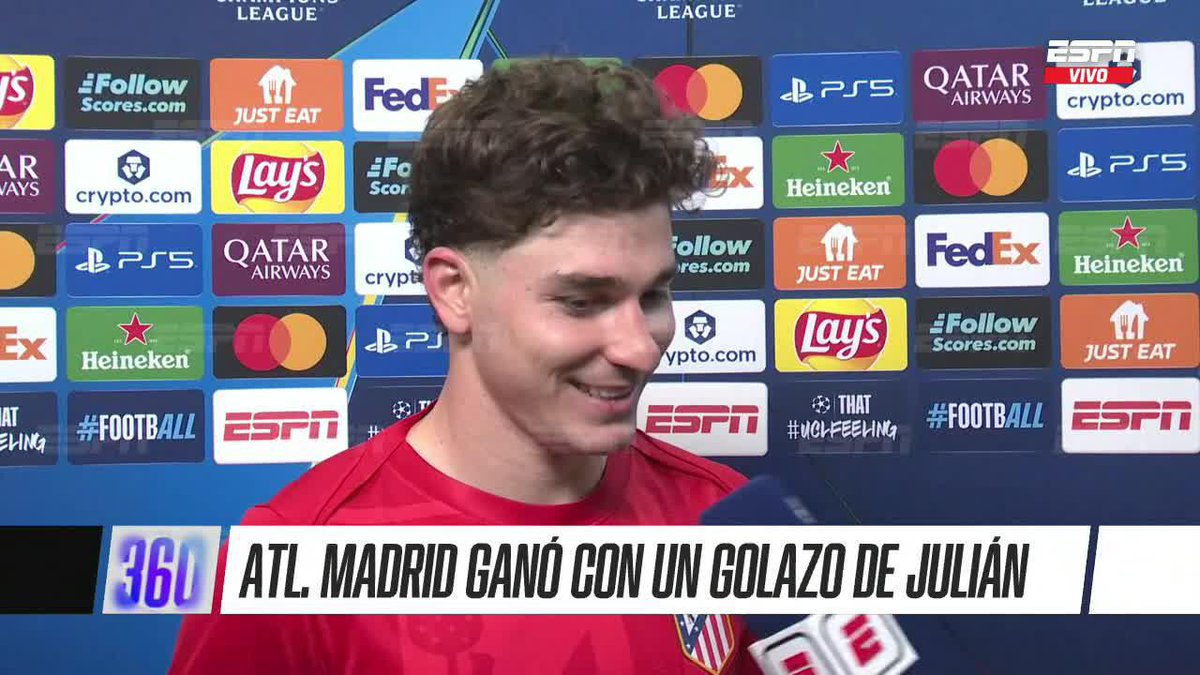 "Ayer estuvimos practicando, patee 5/6 tiros libres y NO METÍ NINGUNO. Pero bueno, lo importante era hoy". Julián explicando su golazo de hoy. 😅🗣️