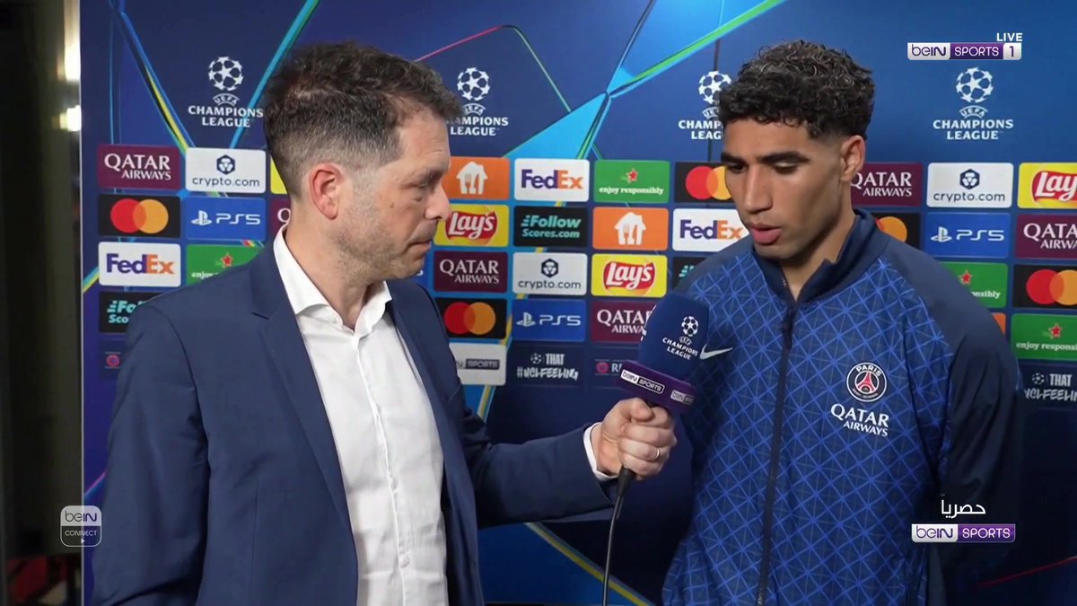 أشرف حكيمي: "علينا التركيز على مواجهة الإياب" #دوري_أبطال_أوروبا