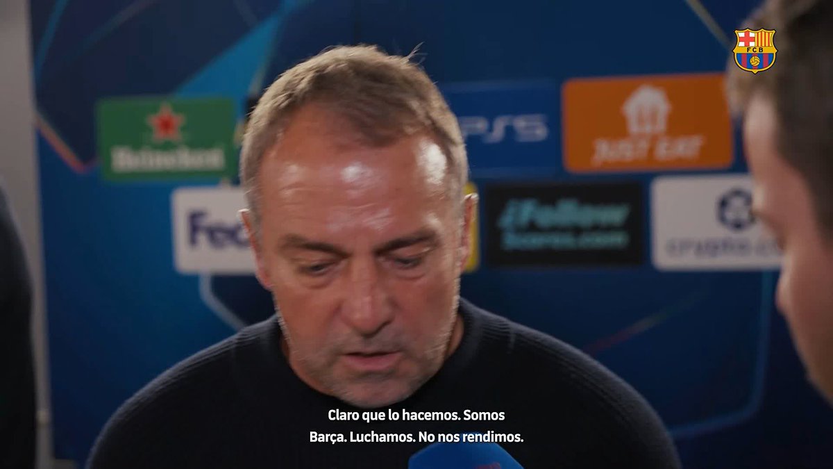 ❝ Somos el Barça y no nos rendimos. ❞ Hansi Flick