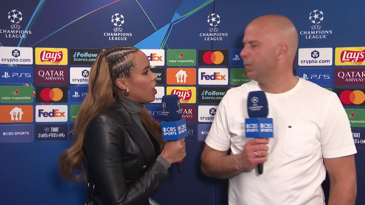 "Trying to prevent them from scoring, but it's quite complicated against this machine Luis Enrique has created over here." Arne Slot on Liverpool’s performance and the challenge of stopping PSG 👇
