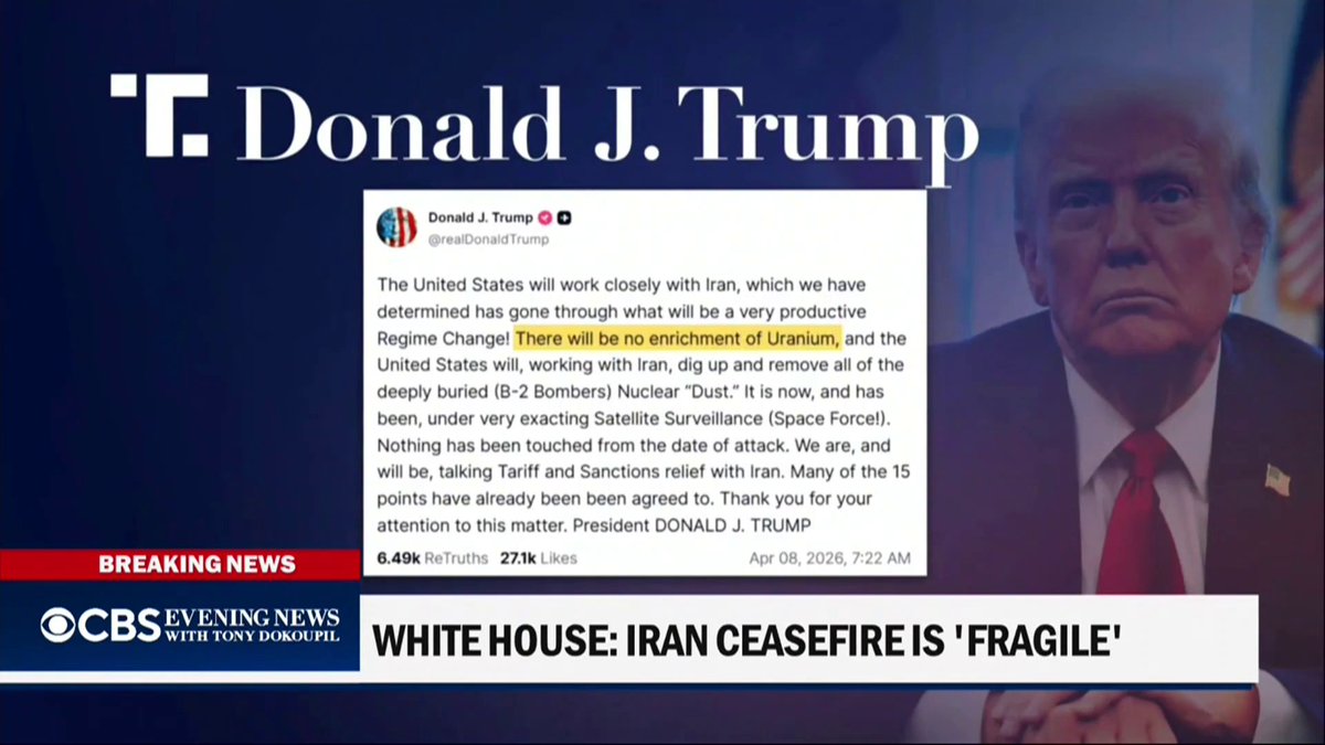The White House says the ceasefire with Iran remains fragile, but Vice President JD Vance says he is optimistic ahead of the first round of in-person peace talks this weekend in Islamabad. @Weijia reports.