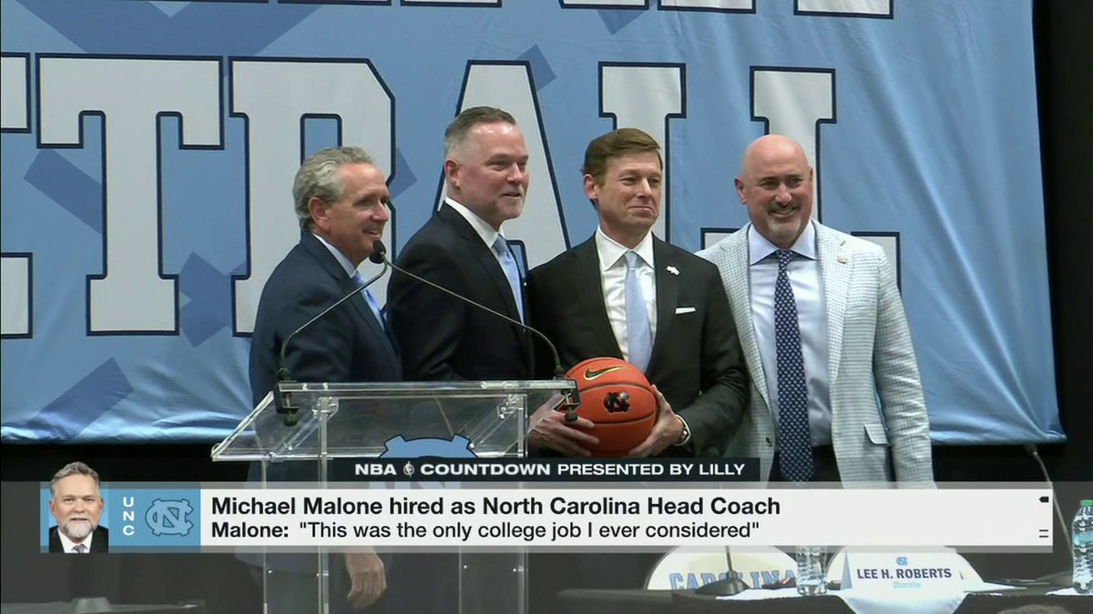 "Every other day we were on the phone for about an hour, hour and a half with the ADs of North Carolina, and at the end of every call I would say 'Mike Malone's the guy.'" Kenny knew Michael Malone was the man for the job at UNC 🙌