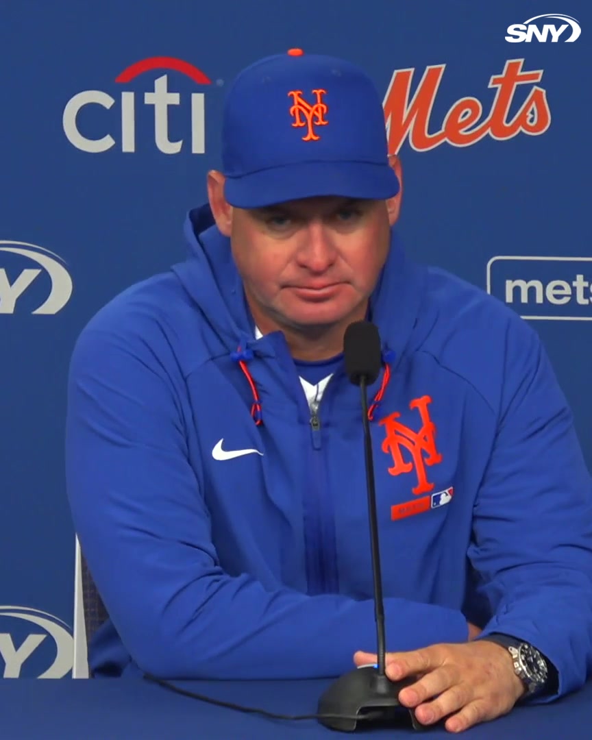 Carlos Mendoza was asked if there is reason to be concerned with David Peterson: "No. If he's healthy, which he is, there's no concern. He's too good of a pitcher. He's been our guy. We've just got to make a couple of adjustments there and go from there."