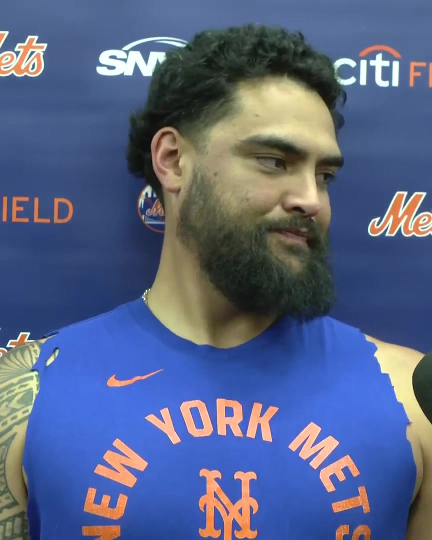 Sean Manaea was asked if there was any "disappointment" in him not being slotted into the Mets' rotation right now: "No disappointment. I'm here to help this team win in any way that I can."