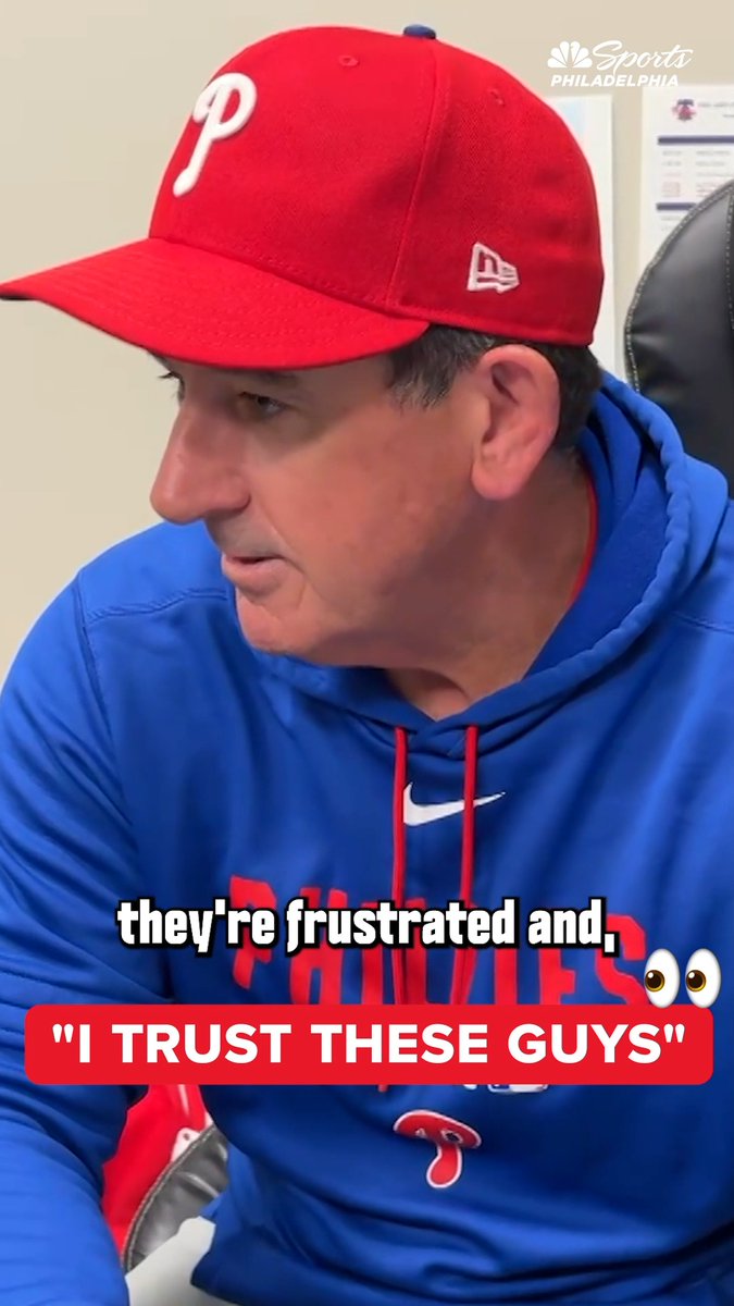 "I think they're trying to do too much." Hear from Phillies' Rob Thomson following consecutive shutout losses.