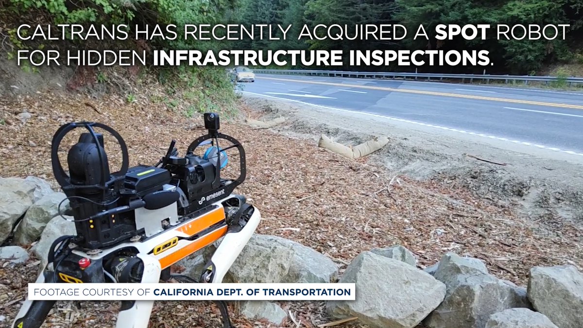 From culverts to bridge cells, Caltrans HQ explores a safer, faster way to inspect hidden infrastructure with Spot. Read the full story: