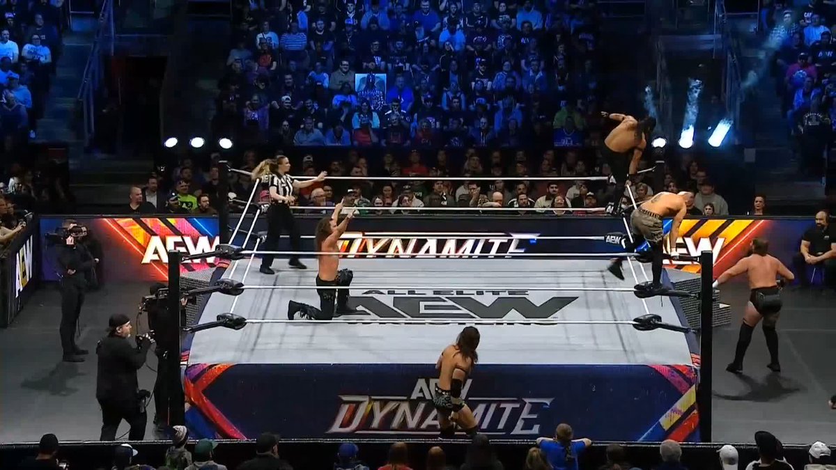 .DARBY ALLIN isn't letting Andrade “El Idolo” The Real Latino Man! get away, but it was all a part of The Invisible Hand Family's plan! Watch #AEWDynamite LIVE on TBS + HBO Max