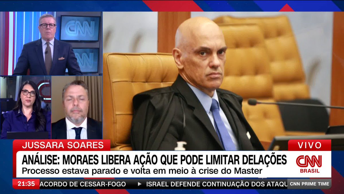 Por Caio Junqueira → Mendonça não garante homologação de delação de Vorcaro; assista #CNNPrimeTime