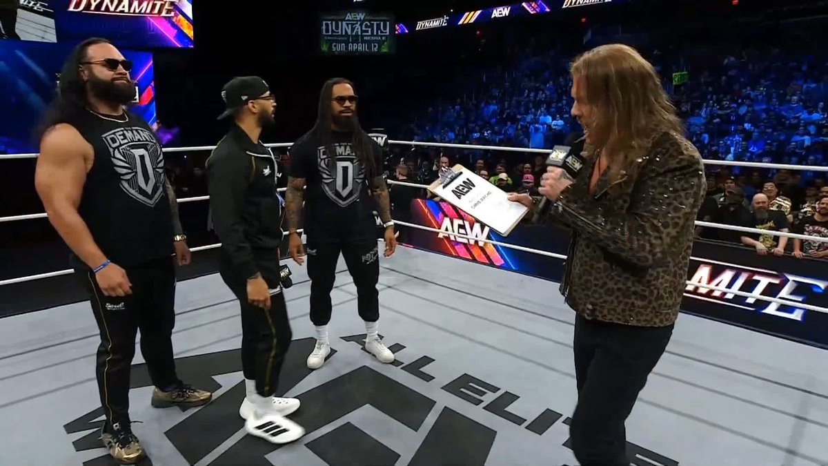 Chris Jericho brings back his List of Jericho persona. “You just made the list.” — Jericho to Ricochet