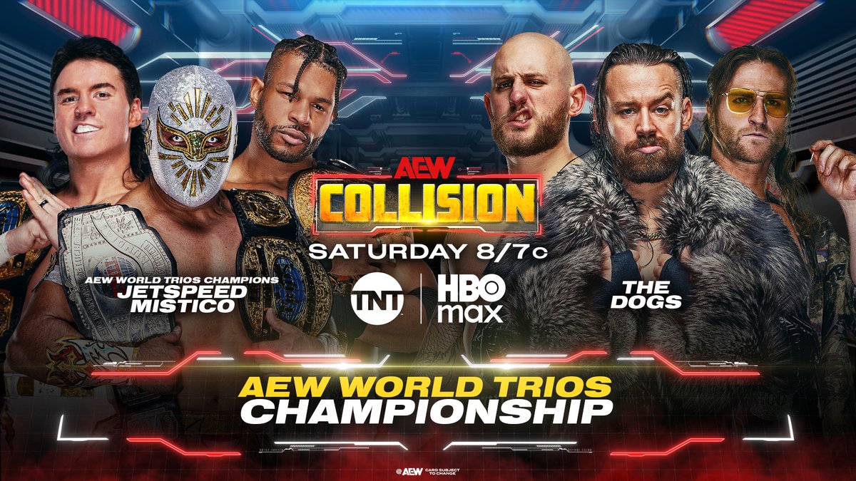 The Dogs (GABE KIDD, @thedavidfinlay & Clark Connors) send a violent message to the AEW World Trios Champions! #AEWDynamite is LIVE on TBS & streaming on HBO Max!