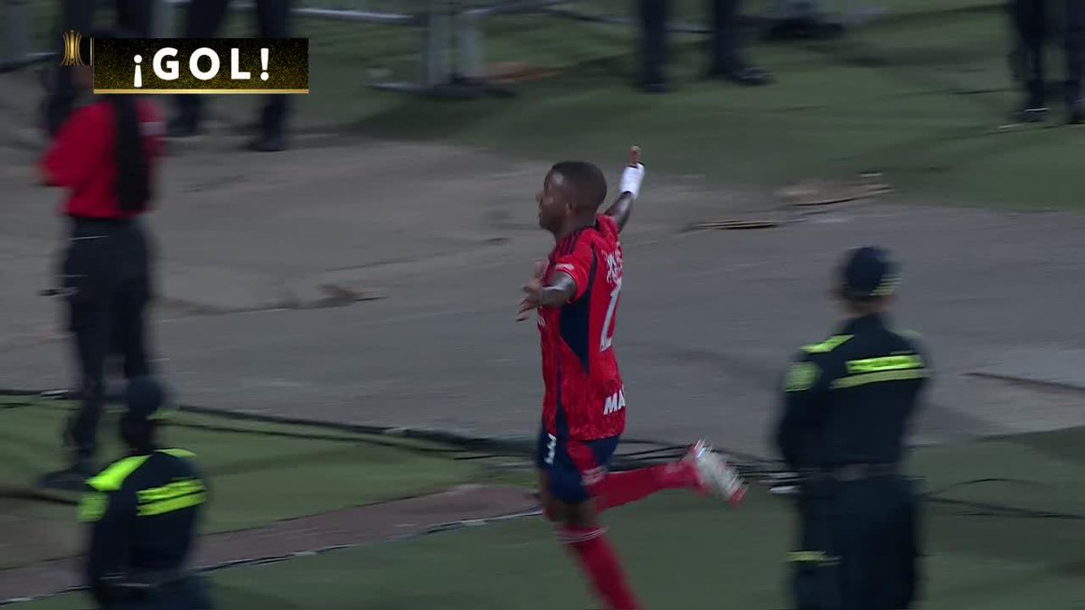 🇨🇴 GOOOL de #DIM. Francisco Chaverra marcó el 1-1 ante #Estudiantes, al 63’