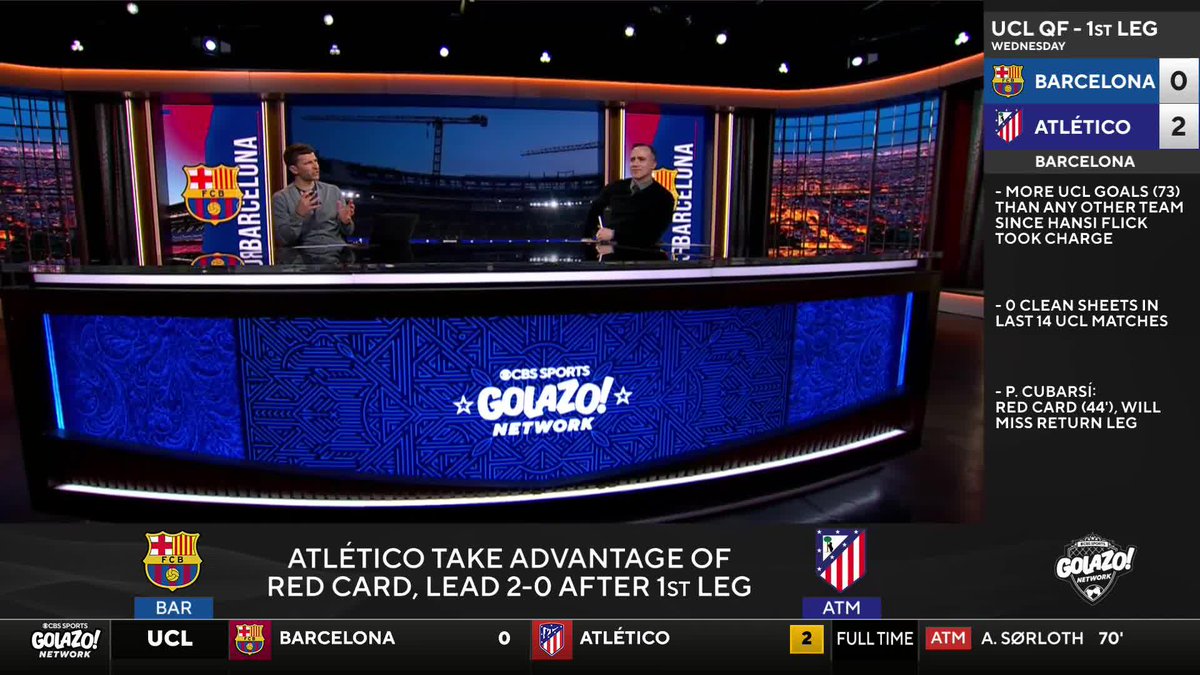 “Rules are rules.” Adam Hunt and 𝐈𝐀𝐍 𝐏𝐀𝐔𝐋 𝐉𝐎𝐘 discuss the non-penalty call between Barcelona and Atlético Madrid ⚖️⚽️