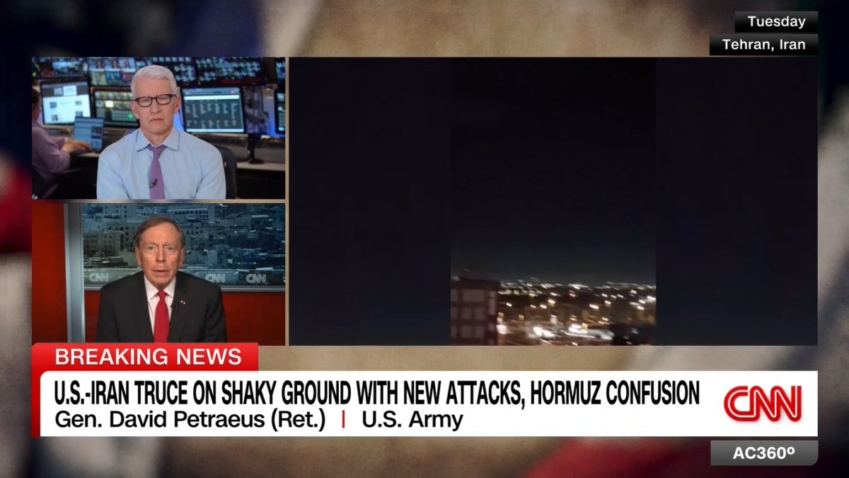 Retired Gen. David Petraeus, former head of U.S. Central Command, calls this "a tenuous ceasefire" and predicts there will not be a full resolution of the issues within the two weeks.