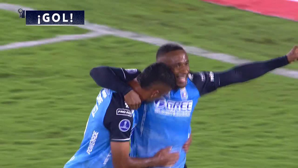 🇨🇴 GOOOL de Antony Vásquez. El colombiano marcó el 1-1 de #Blooming ante #RiverPlate, al 53’