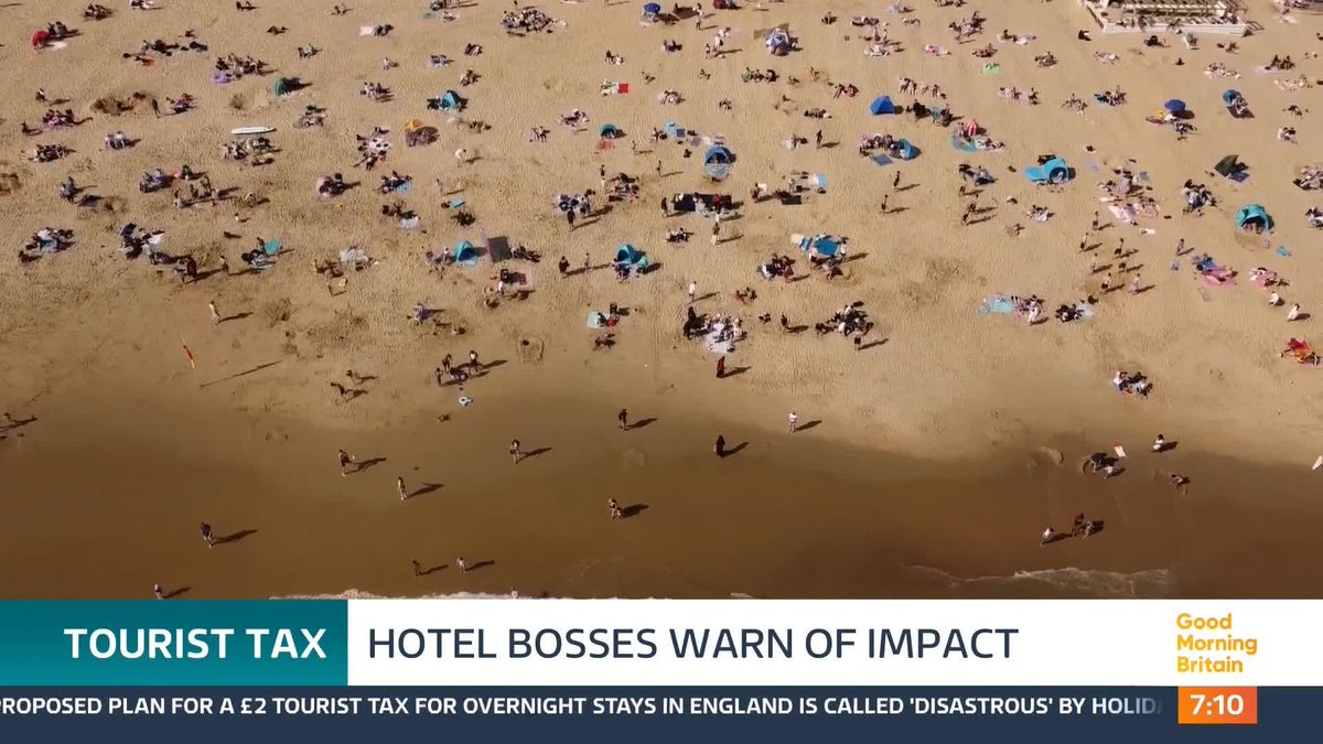 A tourist tax on overnight stays in England would risk making holidays unaffordable for ordinary British families, according to the boss of Butlin's holiday camps. He's called a proposed levy of around £2 per head, per night potentially 'disastrous' for households.