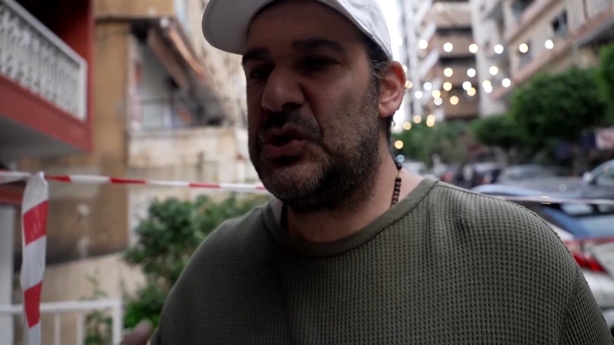 A Beirut resident returned home to find his house of 51 years destroyed after an Israeli strike hit the adjacent building. Hezbollah was defending Iran's agenda rather than Lebanon, he said, adding he just wanted peace