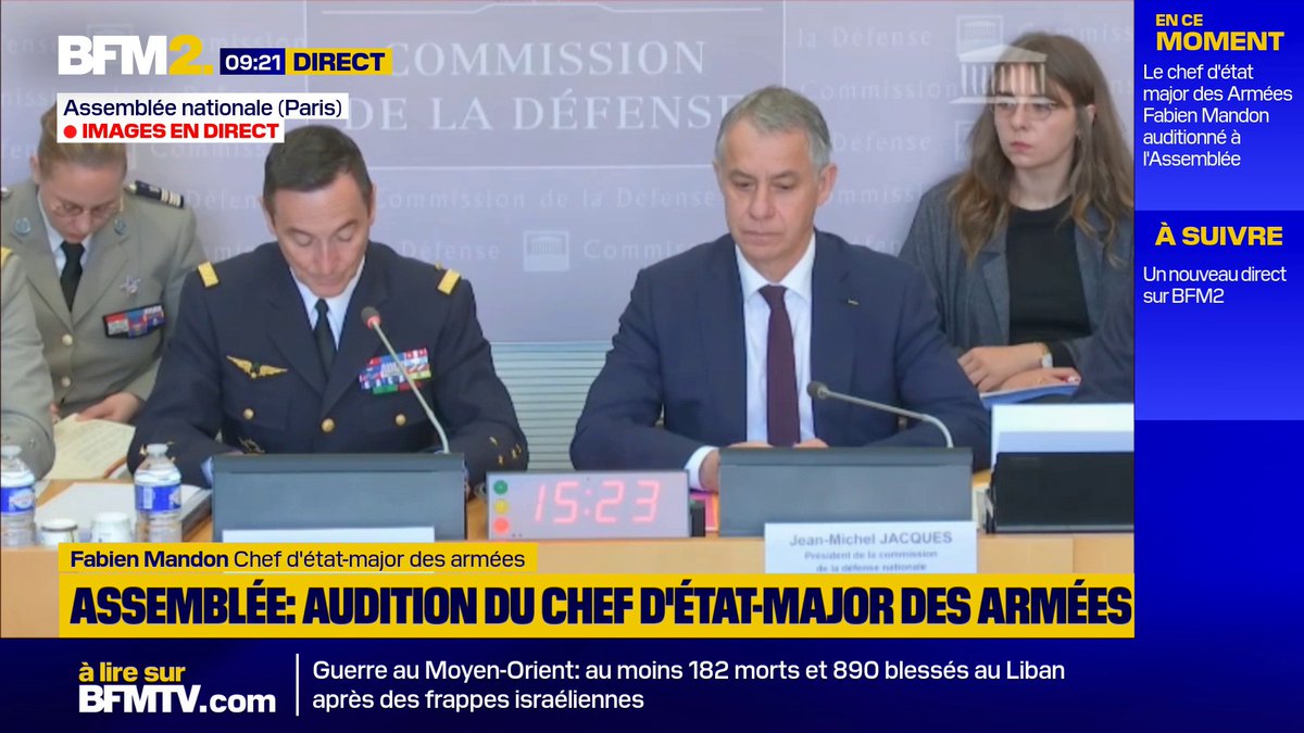"On ne peut plus avoir le même niveau de confiance sur l’engagement des Américains pour notre sécurité", estime Fabien Mandon, chef d'état-major des Armées #BFM2