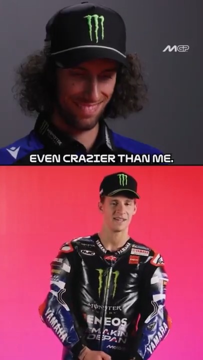 Crazy chemistry 😜 Quartararo and Alex Rins, racing buddies since day one 🤝 #MotoGP