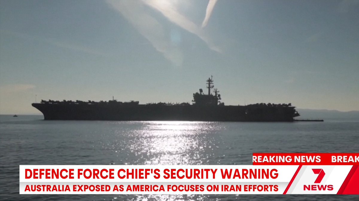 Australia's highest-ranking military officer is warning America's war effort is leaving Australia exposed in our own backyard. #auspol